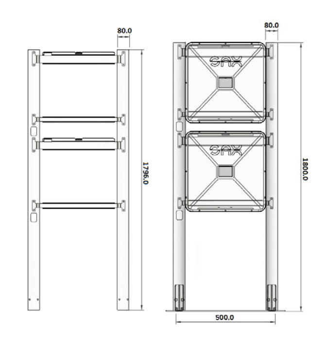 Standvoet voor SAX Power Home Plus 7,7 kWh